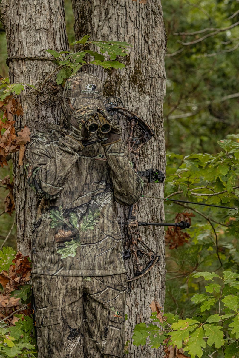 Mossy Oak Mens Camo Hunting Hoodie Performance Fleece - Image 5